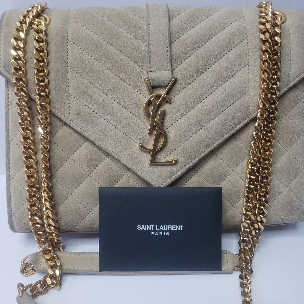 YSL Envelope Chain Shoulder Bag